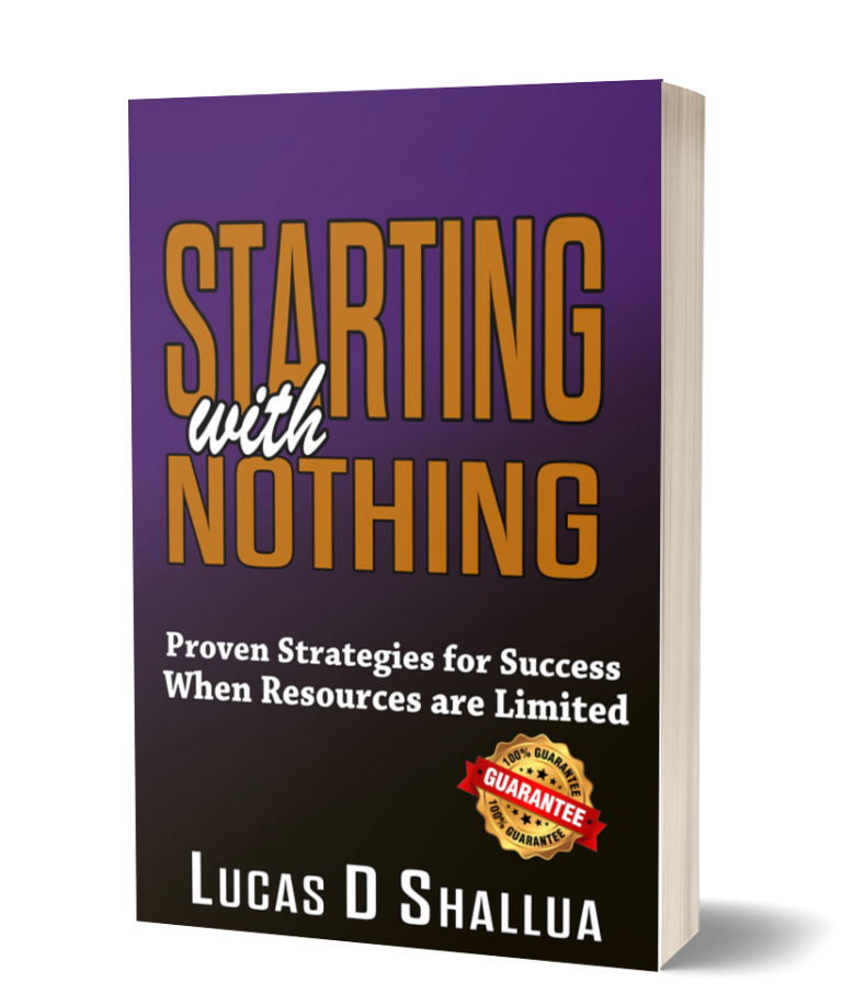 Starting with Nothing by Dr. Lucas D. Shallua cover