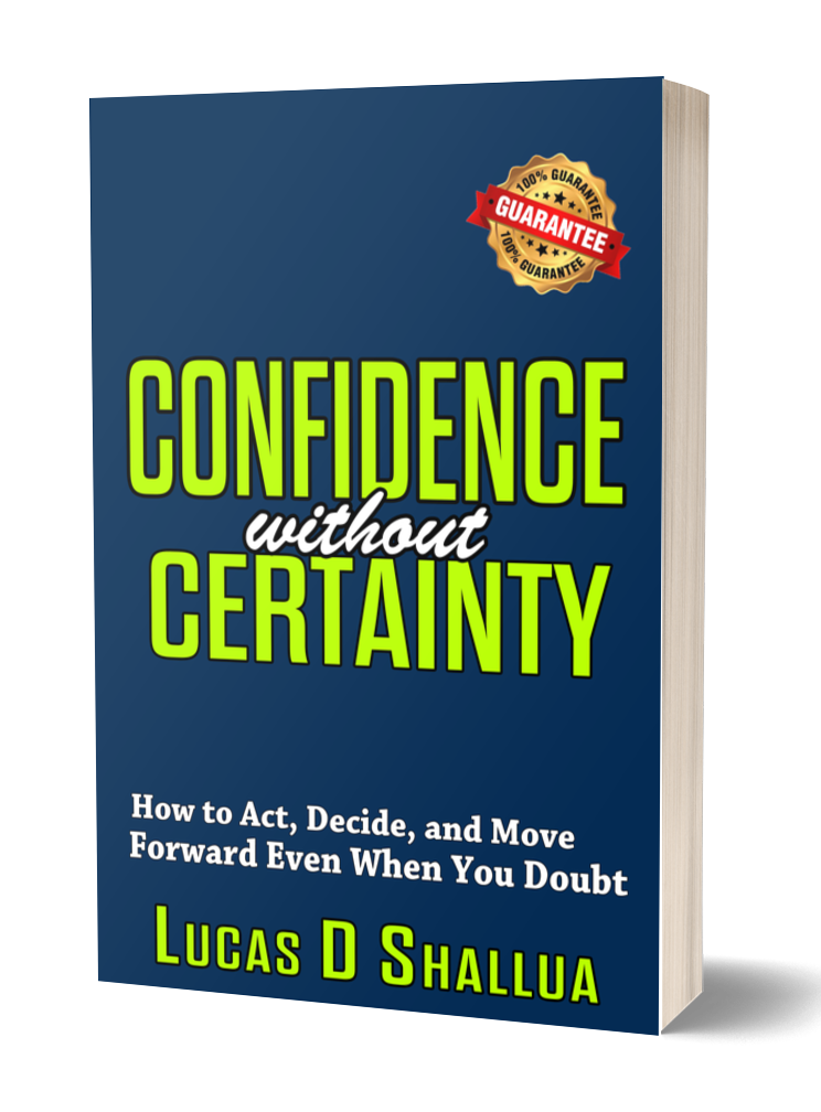 Confidence Without Certainty by Dr. Lucas D. Shallua cover